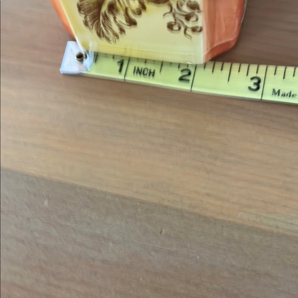 Vibrant Orange and Red Rooster Decor Accent butter dish - Picture 7 of 8